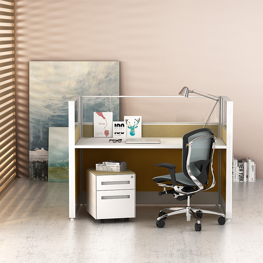 Cubículo de oficina individual moderno