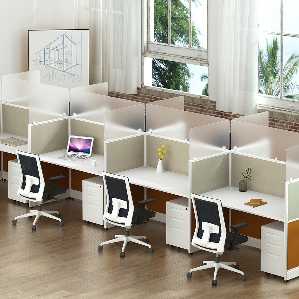 Cubículos de oficina modernos y contemporáneos