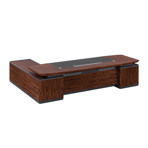 Muebles de oficina de escritorio en forma de L