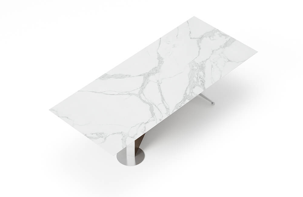 Mesa de sala de conferencias de piedra sinterizada para oficina