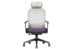 silla de escritorio giratoria de oficina alta ajustable ergonómica con reposacabezas